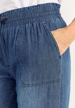 Cellbes of Sweden Lång byxa i mjuktvättad denim Hot