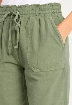 Cellbes of Sweden Lång byxa i tvättad bomull Clearance