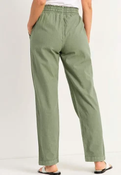 Cellbes of Sweden Lång byxa i tvättad bomull Clearance