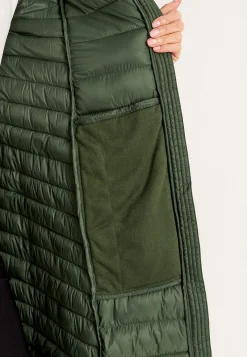 Cellbes of Sweden Lång lättviktskappa Mörkgrön