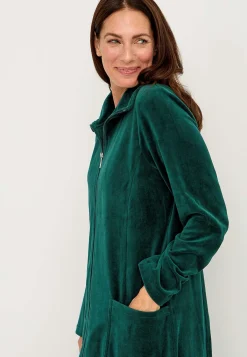 Cellbes of Sweden Lång morgonrock i velour Wilma Hot