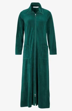 Cellbes of Sweden Lång morgonrock i velour Wilma Hot