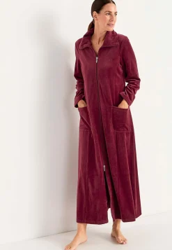 Cellbes of Sweden Lång morgonrock i velour Wilma