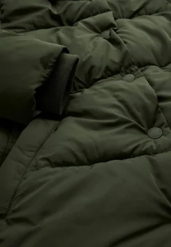 Cellbes of Sweden Lång vinterkappa Mörkgrön Sale