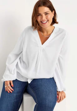 Cellbes of Sweden Långärmad blus Vit Clearance