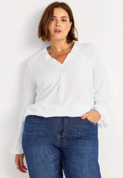 Cellbes of Sweden Långärmad blus Vit Clearance