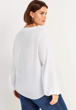 Cellbes of Sweden Långärmad blus Vit Clearance