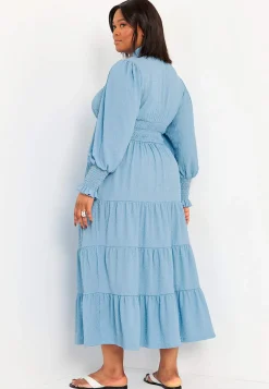 Johanna Toftby x Cellbes Långärmad maxiklänning Hot