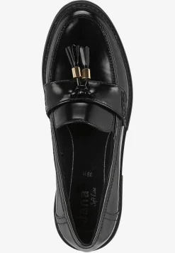 Jana Loafer med tofsar Svart New
