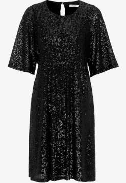 Cellbes of Sweden Lyxig paljettklänning Svart Clearance