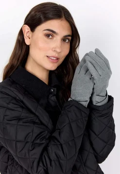 Soyaconcept Mjuk, elegant handske Gråmelange Discount
