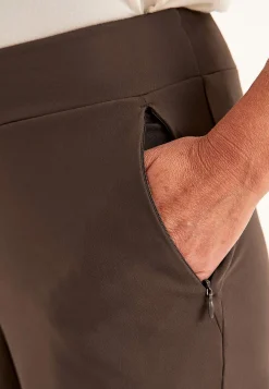 Cellbes of Sweden Mångsidig, vid trikåbyxa Daria Mörkbrun Sale