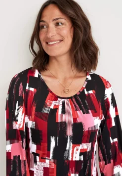 Cellbes of Sweden Mönstrad jerseyklänning Clearance