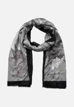 Soyaconcept Mönstrad, mjuk scarf Svart / Mönstrad Clearance