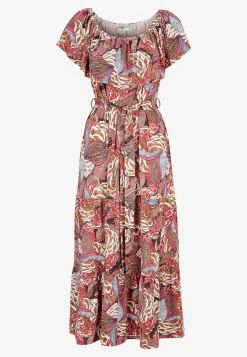 Johanna Toftby x Cellbes Mönstrad singoallaklänning Rosa / Mönstrad Discount