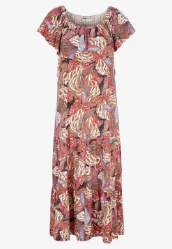 Johanna Toftby x Cellbes Mönstrad singoallaklänning Rosa / Mönstrad Discount