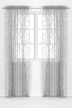 Cellbes of Sweden Mönstrad spetsgardin 2-pack