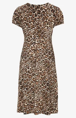 Cellbes of Sweden Mönstrad trikåklänning Leopard