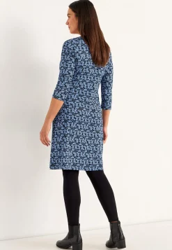 Cellbes of Sweden Mönstrad trikåklänning Online