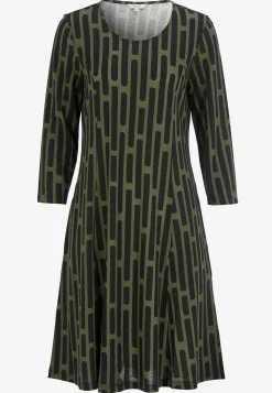 Cellbes of Sweden Mönstrad trikåklänning med fickor Hot