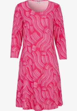 Cellbes of Sweden Mönstrad trikåklänning med fickor Svart / Mönstrad Sale