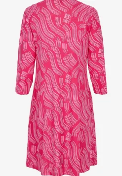 Cellbes of Sweden Mönstrad trikåklänning med fickor Svart / Mönstrad Sale