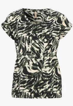 Soyaconcept Mönstrad trikåtopp New