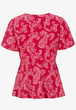 Cellbes of Sweden Mönstrad trikåtopp Cerise / Paisley