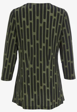 Cellbes of Sweden Mönstrad trikåtunika Grön / Mönstrad Hot