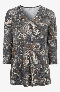 Cellbes of Sweden Mönstrad trikåtunika Online