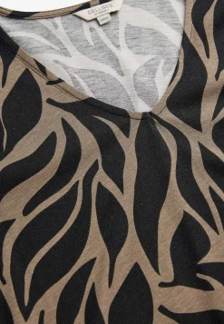 Cellbes of Sweden Mönstrad trikåtunika med fickor Svart / Mönstrad Outlet