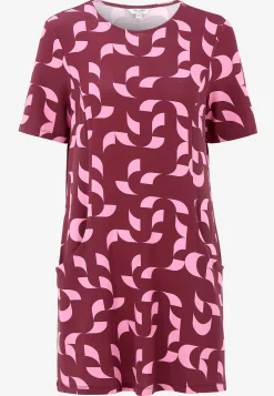 Cellbes of Sweden Mönstrad trikåtunika med fickor Blå / Mönstrad Hot