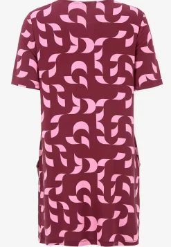 Cellbes of Sweden Mönstrad trikåtunika med fickor Blå / Mönstrad Hot