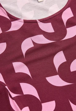 Cellbes of Sweden Mönstrad trikåtunika med fickor Blå / Mönstrad Hot