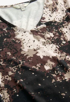 Cellbes of Sweden Mönstrad trikåtunika med fickor Svart / Beige / Mönstrad Online