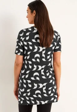 Cellbes of Sweden Mönstrad tunika med fickor Outlet