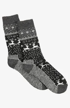 Zokks Mönstrade strumpor i ullmix New