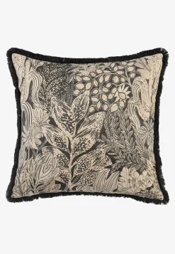 Fondaco Mönstrat kuddfodral med fransar Outlet