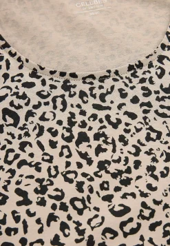 Cellbes of Sweden Mönstrat, långt nattlinne Sale