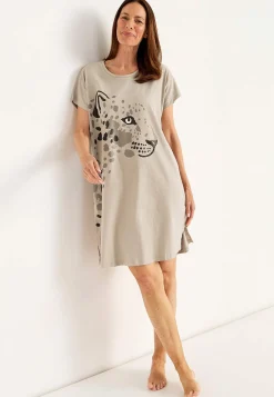 Cellbes of Sweden Mönstrat nattlinne i bomull Hot