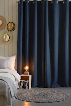 Cellbes of Sweden Mörkläggningsgardin enfärgad Ellen 2-pack Marin Clearance