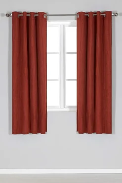 Cellbes of Sweden Mörkläggningsgardin enfärgad Ellen 2-pack Rost Sale