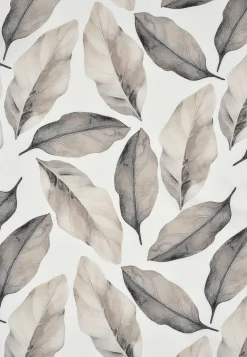 Fondaco Multibandskappa med bladmönster Offwhite / Mönstrad Outlet