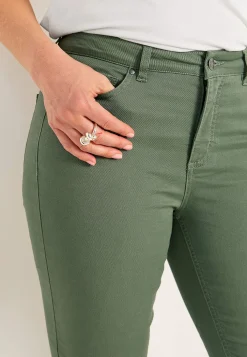 Cellbes of Sweden Något smalare ankeljeans Khakigrön Best