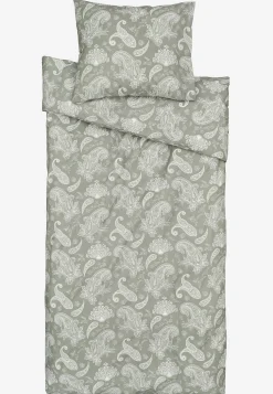 Borganäs Paisleymönstrat påslakanset 150x210 cm Tilly Brun/Paisley New