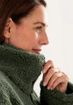 Cellbes of Sweden Pilejacka med hög krage Mörkgrön Hot