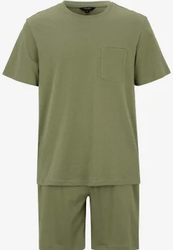 Cellbes of Sweden Pyjamasset med t-shirt och shorts Dan Khakigrön