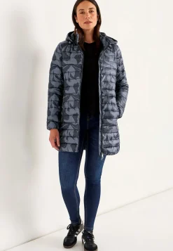 Cellbes of Sweden Quiltad, mönstrad lättviktsjacka Svart / Mönstrad