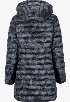 Cellbes of Sweden Quiltad, mönstrad lättviktsjacka Svart / Mönstrad