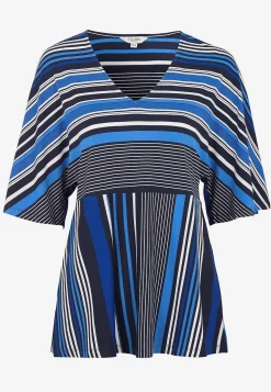 Cellbes of Sweden Randig trikåtopp Marin / Randig Clearance